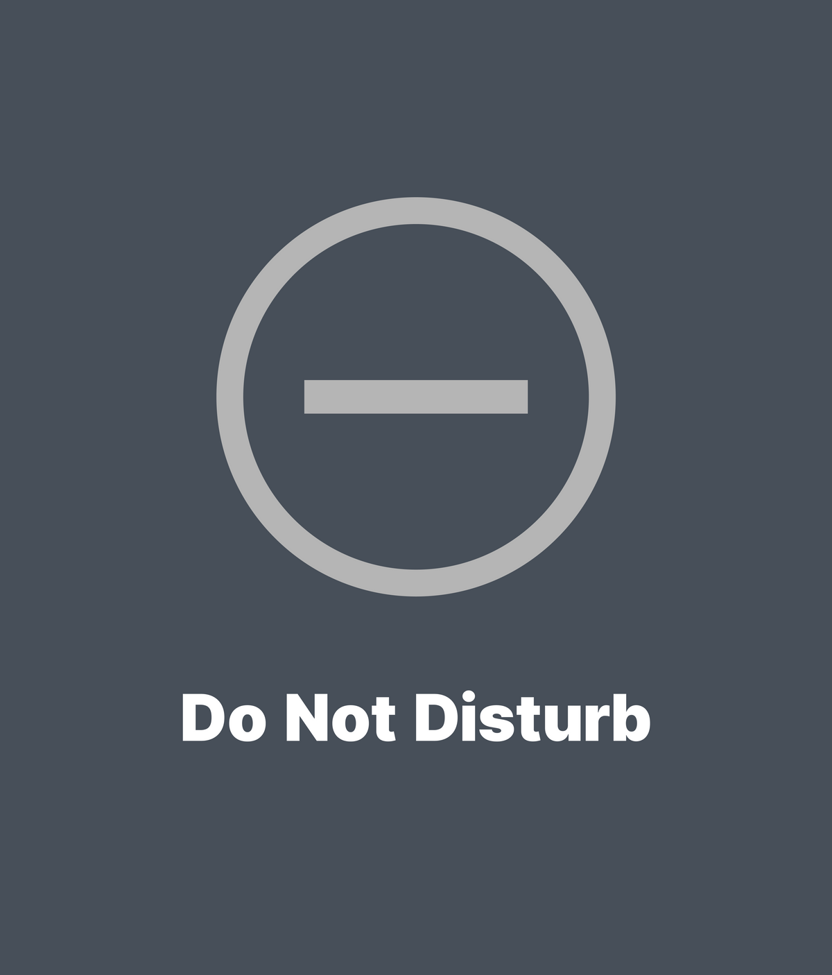 DO NOT DISTURB Tee