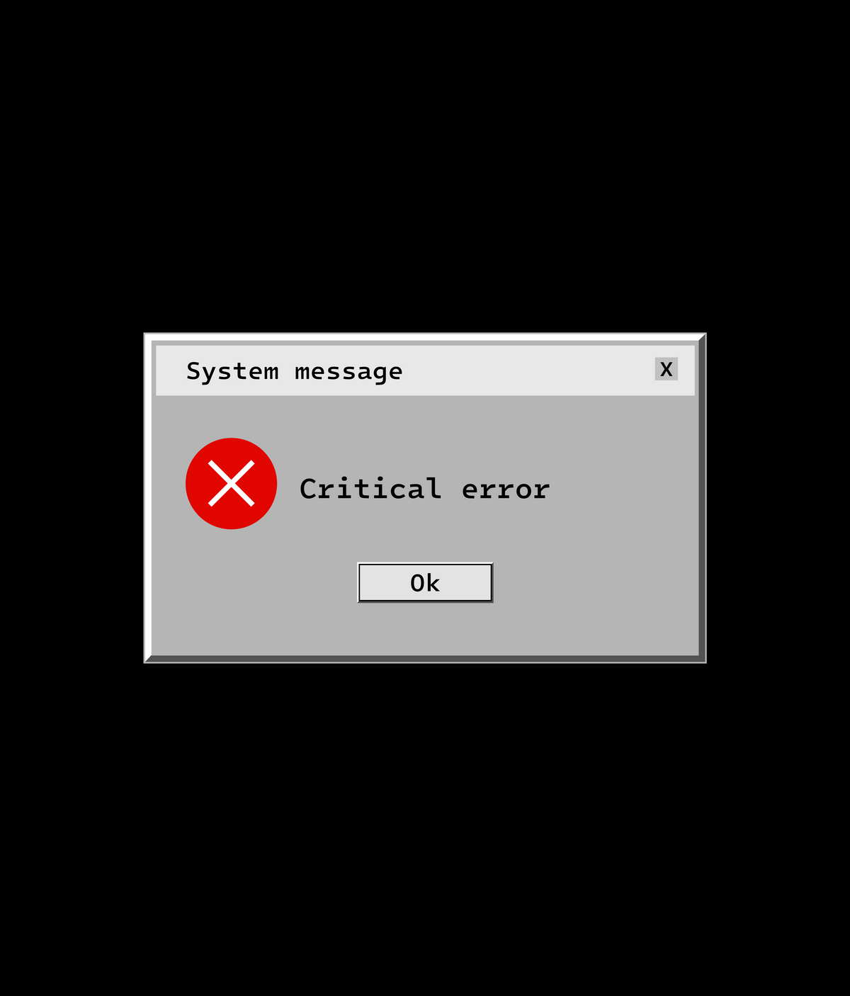 CRITICAL ERROR Tee
