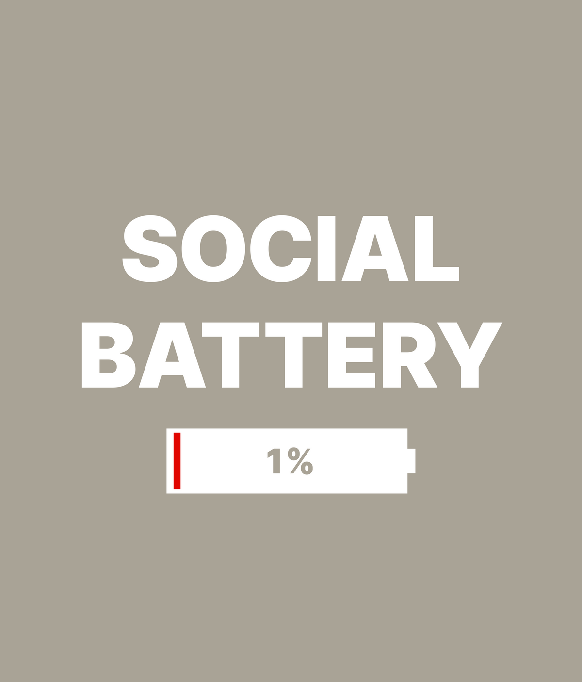 SOCIAL BATTERY artwork
