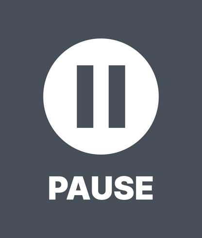  PAUSE icon t-shirt artwork