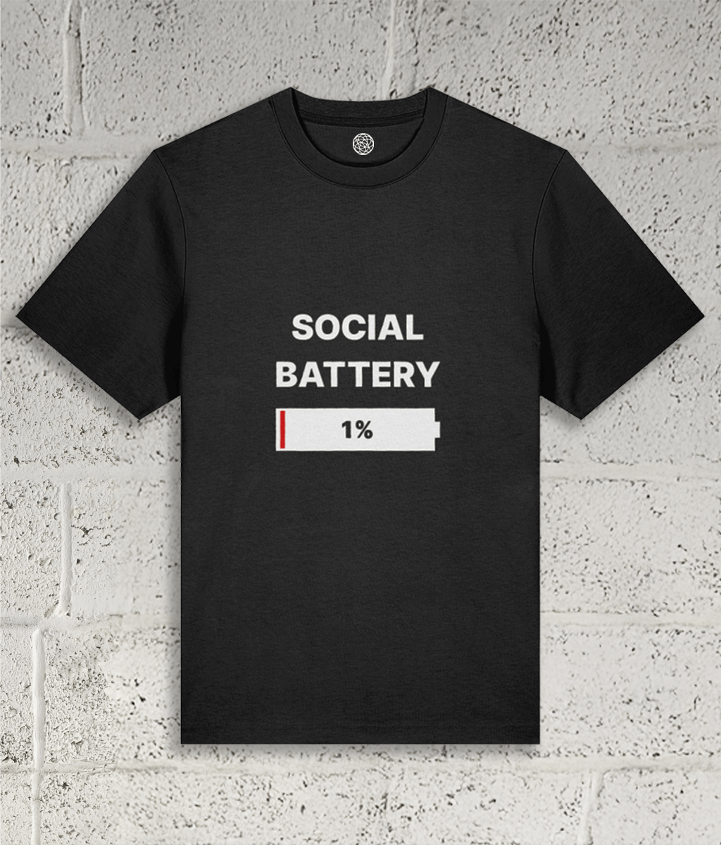 SOCIAL BATTERY Tee