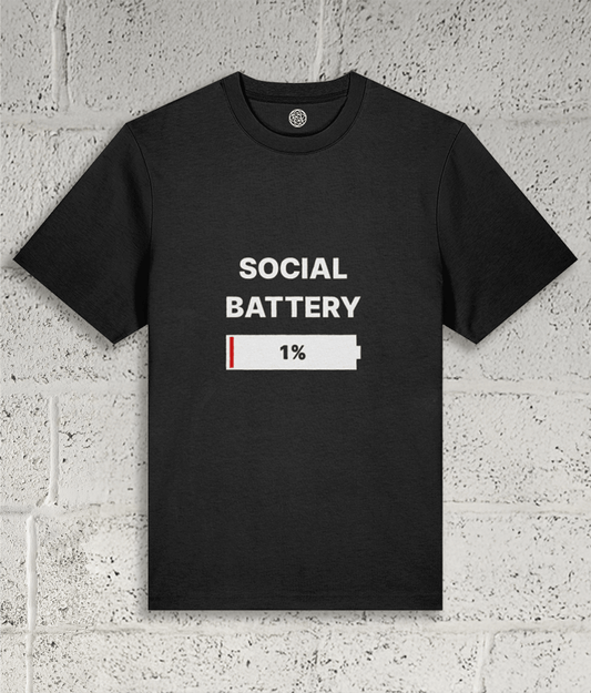SOCIAL BATTERY Tee