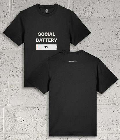 SOCIAL BATTERY Tee