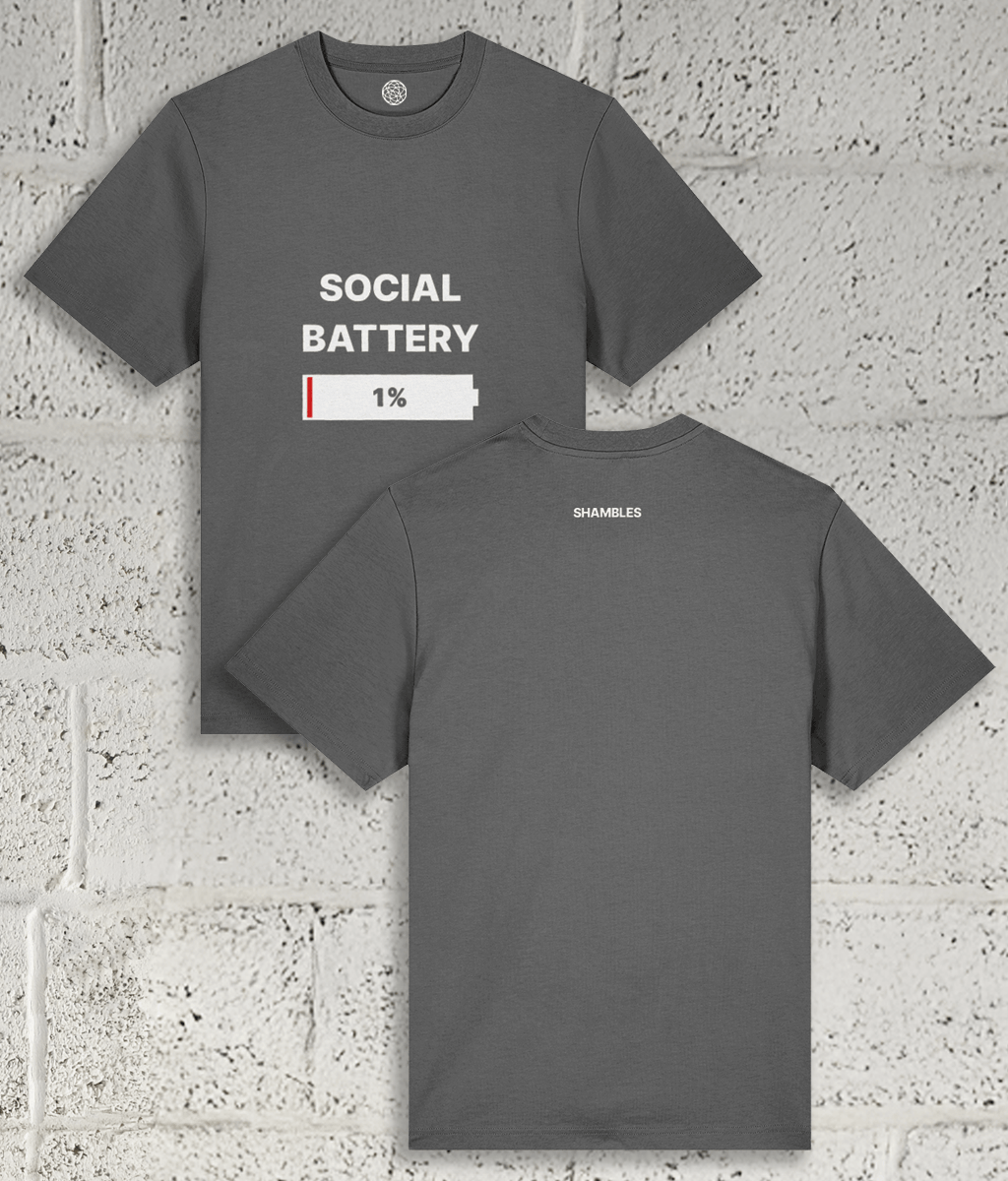 SOCIAL BATTERY Tee