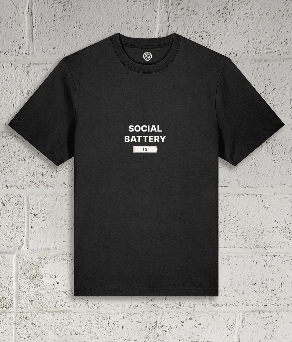 SOCIAL BATTERY Tee